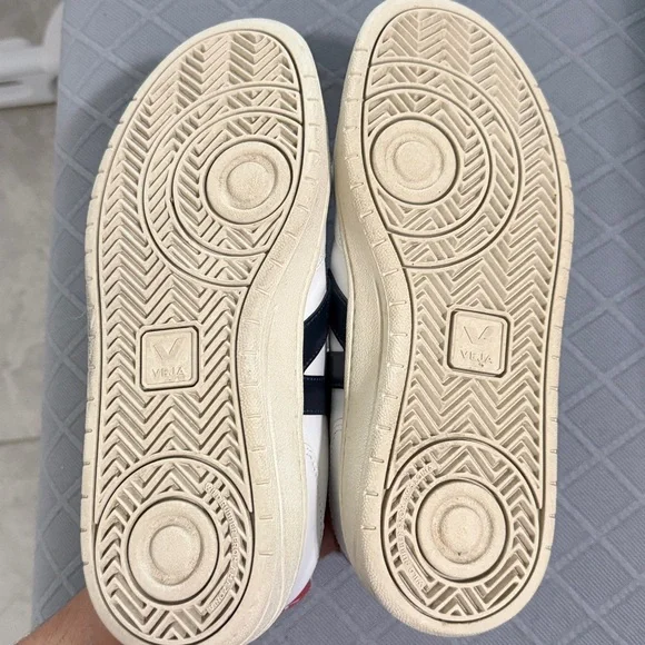 VEJA V-10 LEATHER WHITE NAUTICO PEKIN Size 8 - Picture 8 of 8